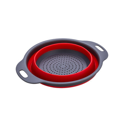 Foldable Drain Basket Plastic Fruit Basket Filter