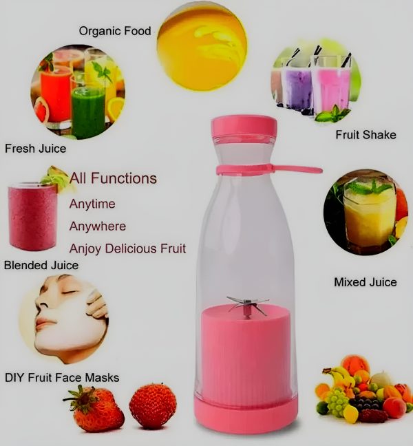 Mini Portable Blender Rechargeable Electric Fruit Juicer Mixers Rechargeable – 420ml