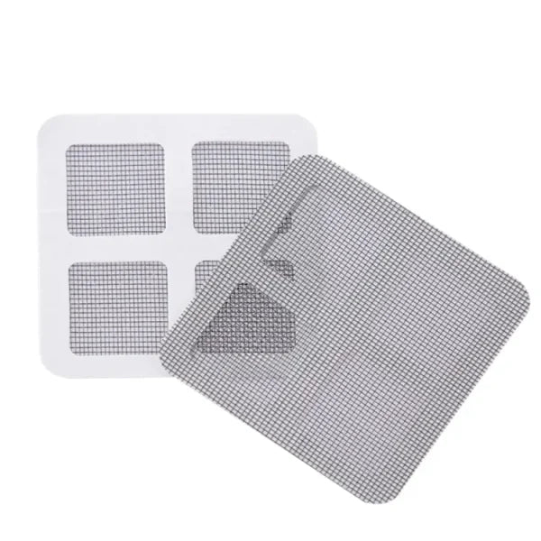 (pack Of 10) Multifunctional Net Sticker Drainer Net For Bathroom – Kitchen Etc | Window Screen Repair Patches For Door