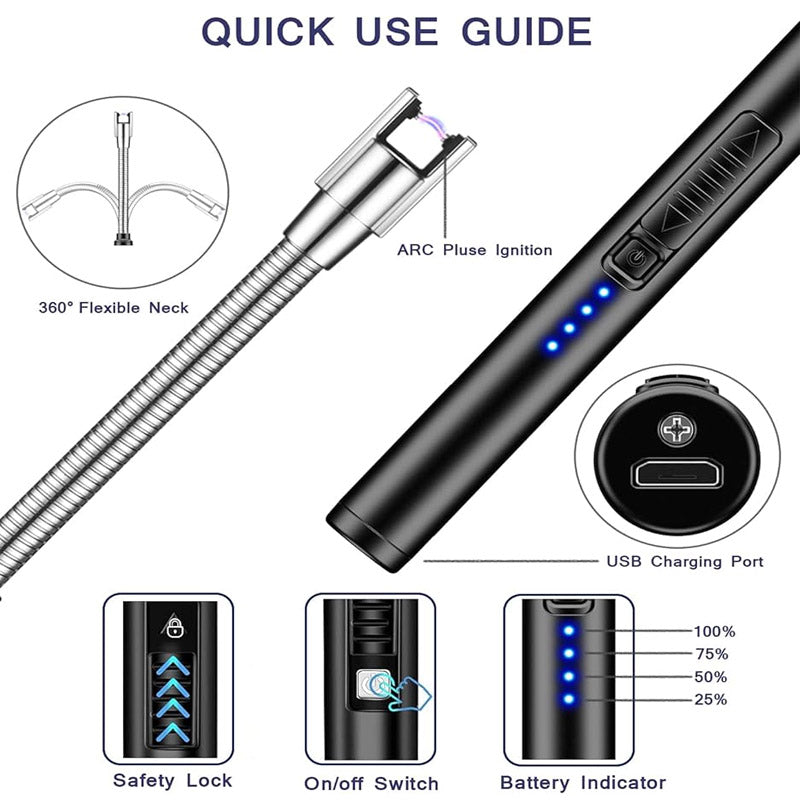 USB Electric Lighter Rechargeable with charger